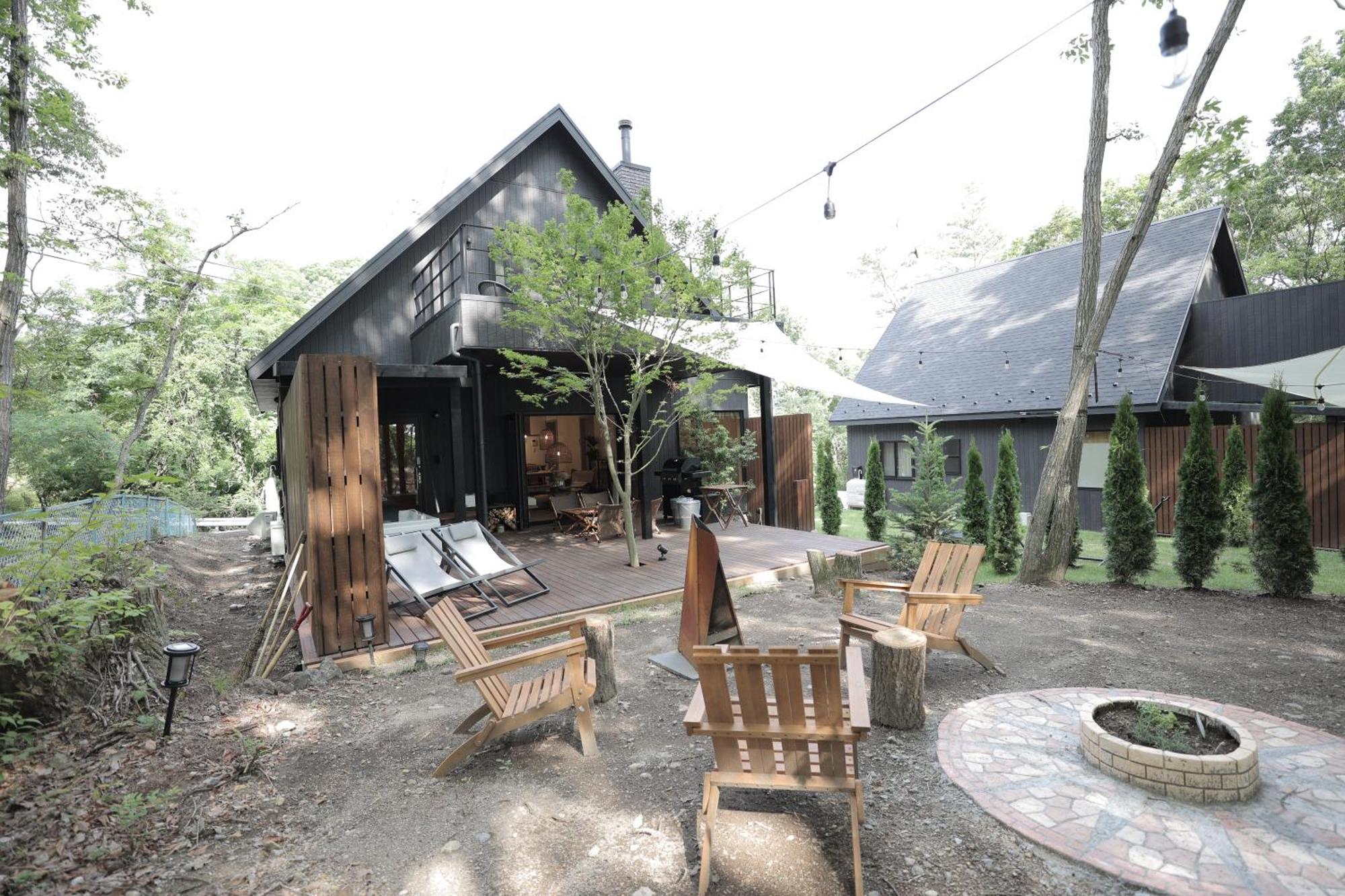 Sauna Forest Cabin 軽井沢 御代田　Mori-Asobi Oiwake Exterior foto